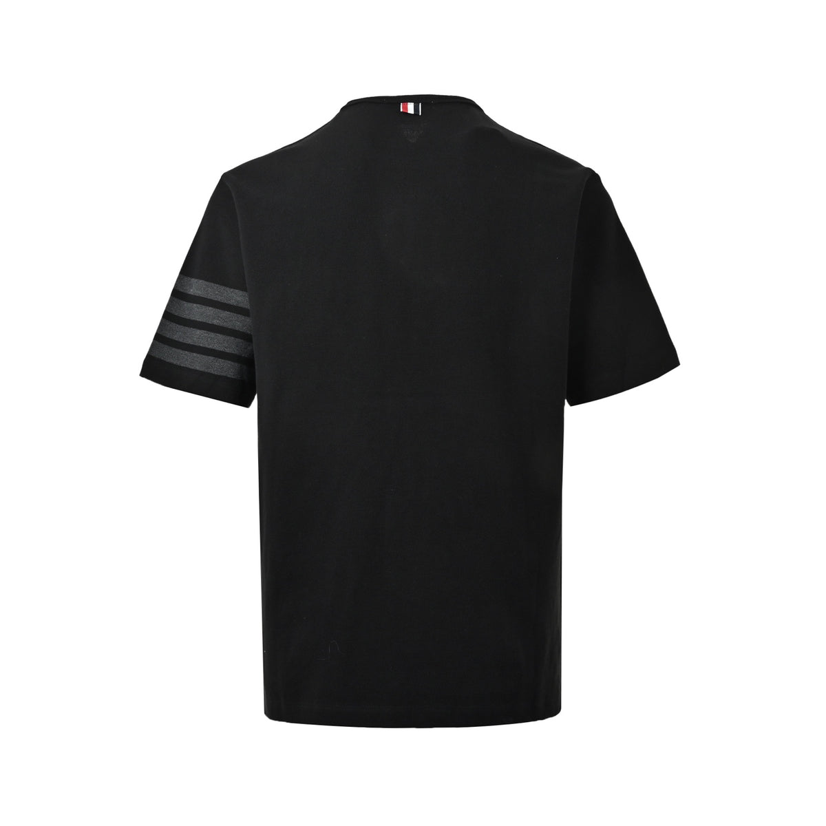 Thom Browne/Thom Brown classic yarn-dyed four-bar short sleeves