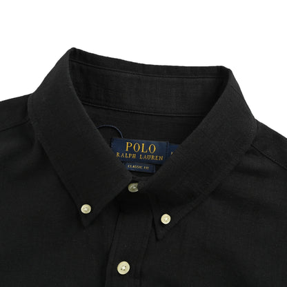 Ralph Lauren small label war horse embroidered linen shirt