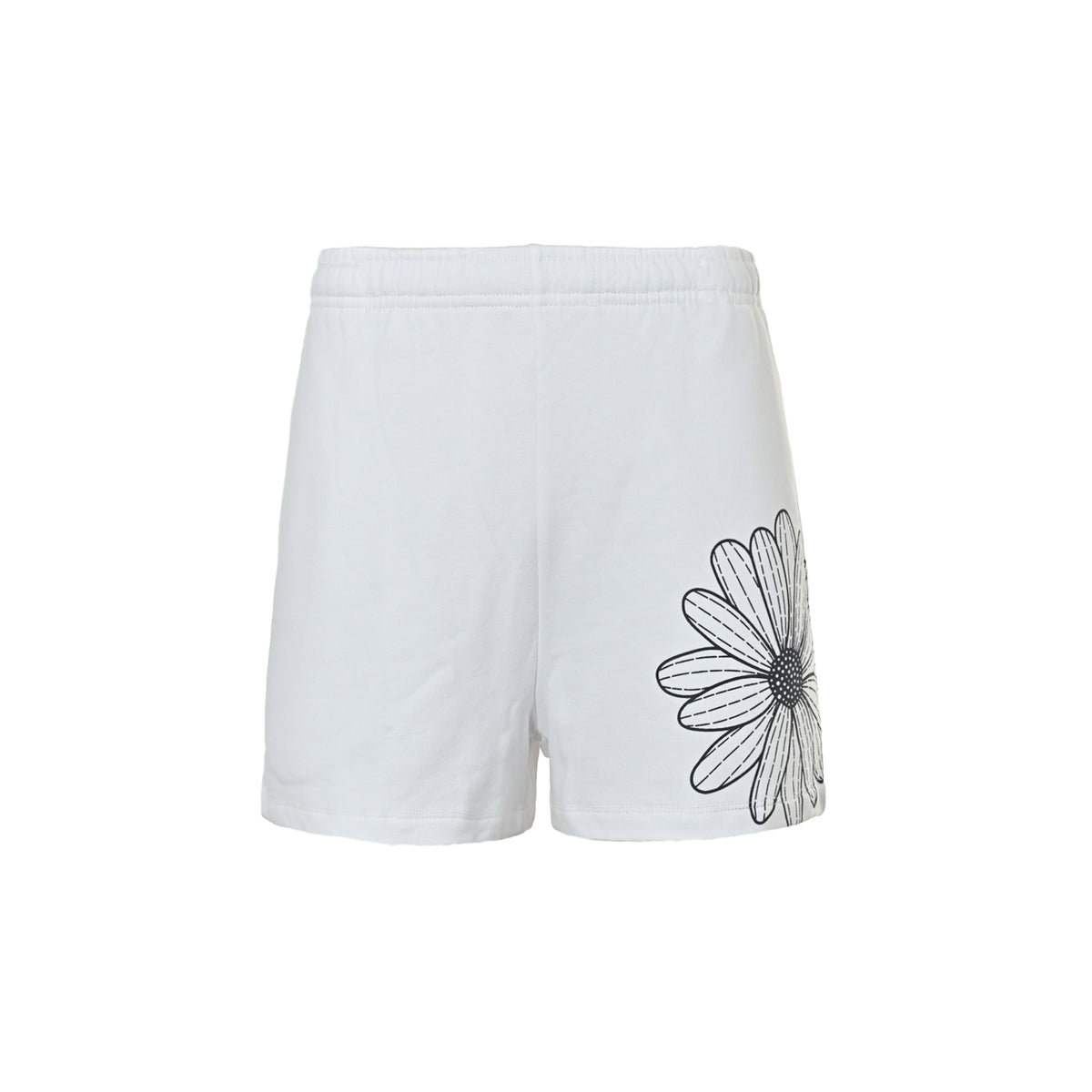 MARDI MERCREDI single floral basic printed shorts