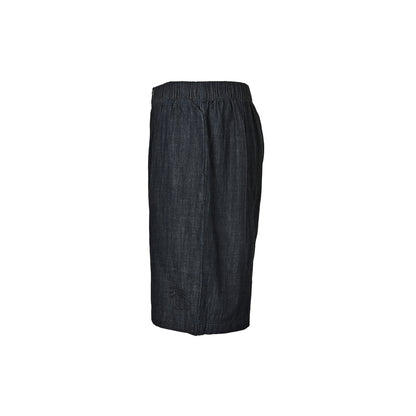 Acne Studios style washed denim shorts