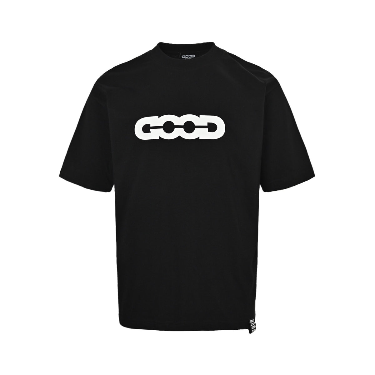 GOODBRAND 25ss burst pattern leather letter logo short sleeves