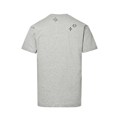 Louis Vuitton presbyopia logo embroidered short sleeves