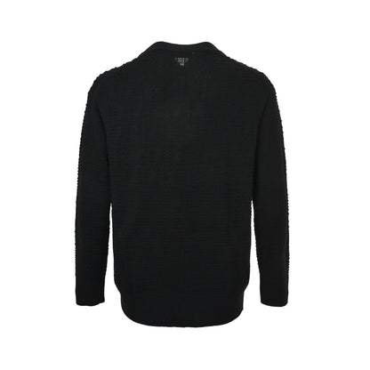 Fendi Valley wave jacquard V-neck knitted cardigan