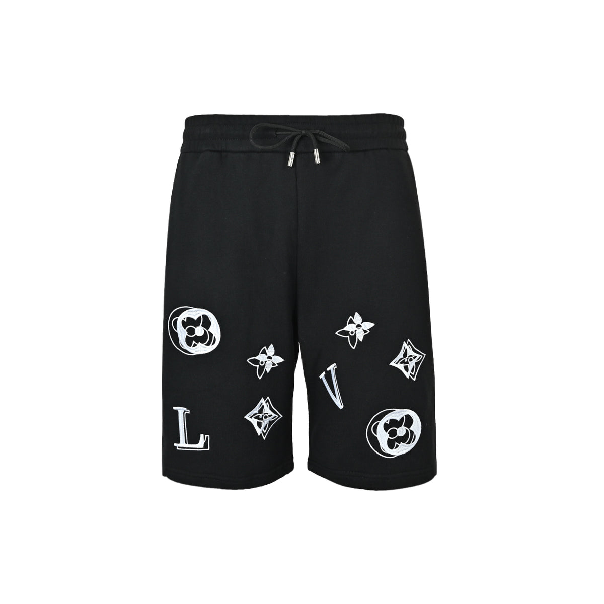 Louis Vuitton 26ss ghosting presbyopic embroidered shorts