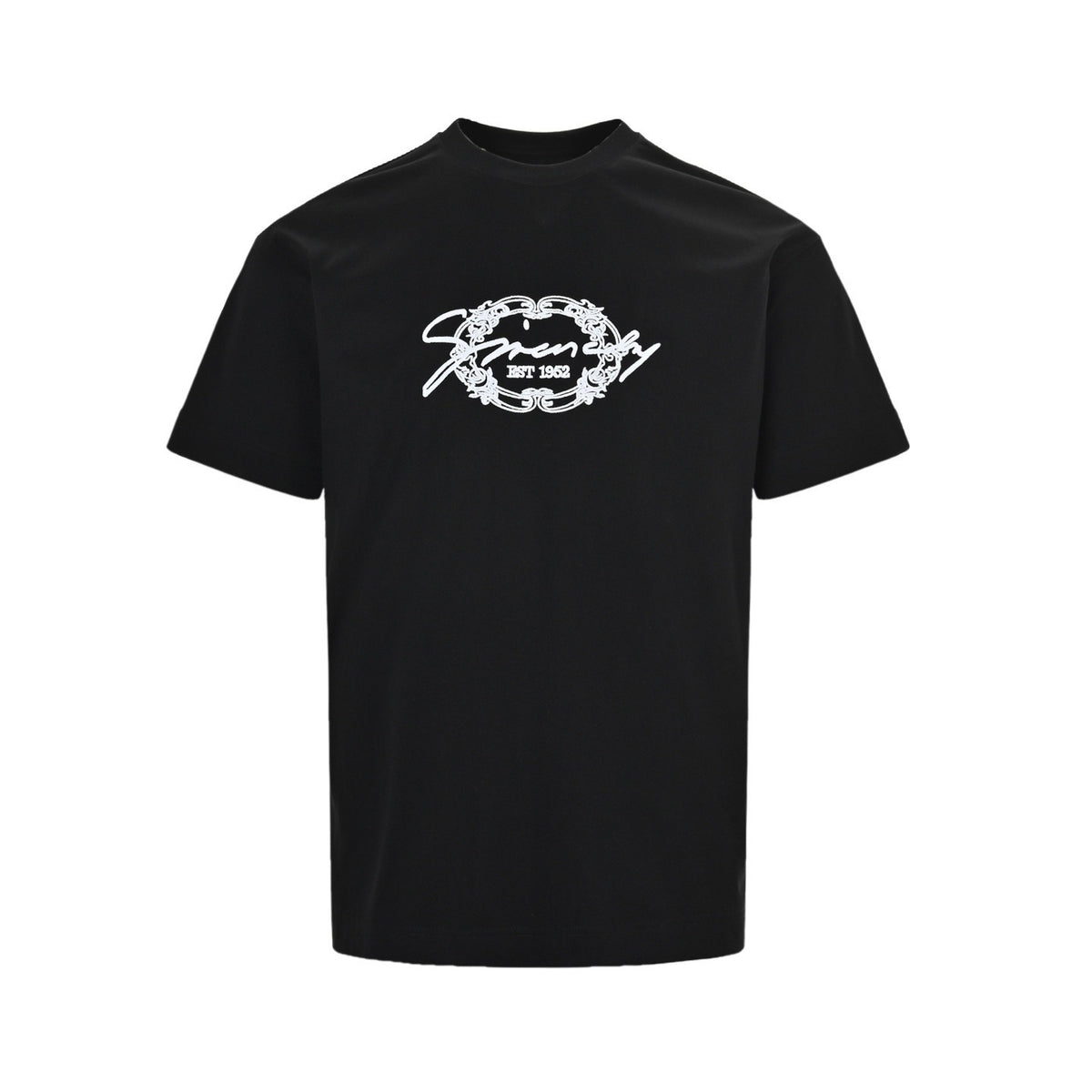 GIVENCHY 25ss embroidered letter logo short sleeves