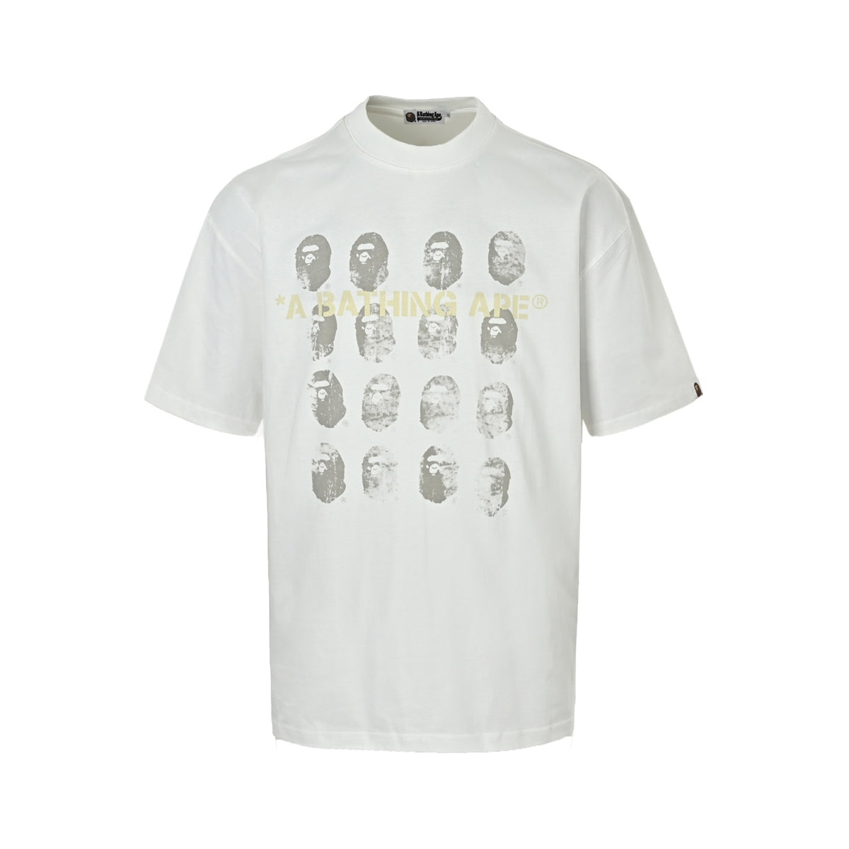 Bape full printed ape head short sleeves