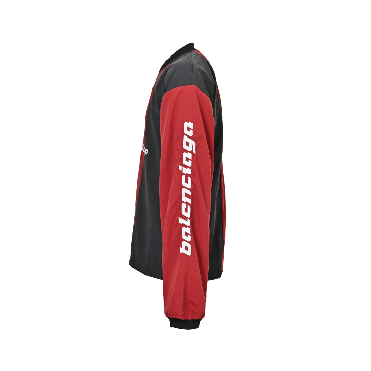 Balenciaga/Balanciaga Manchester United nylon black and red logo long-sleeved T-shirt