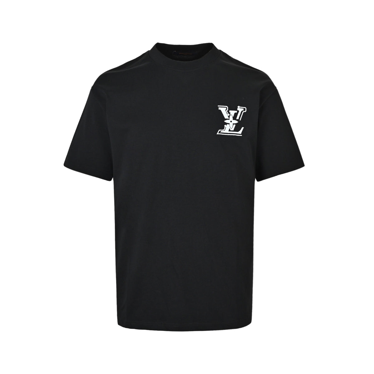 Louis Vuitton 26ss short sleeves with front and rear letter logo embroidery