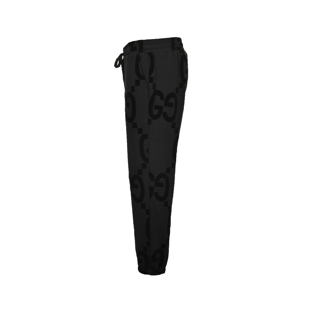 Gucci 24Fw Double G flocked printed suit trousers