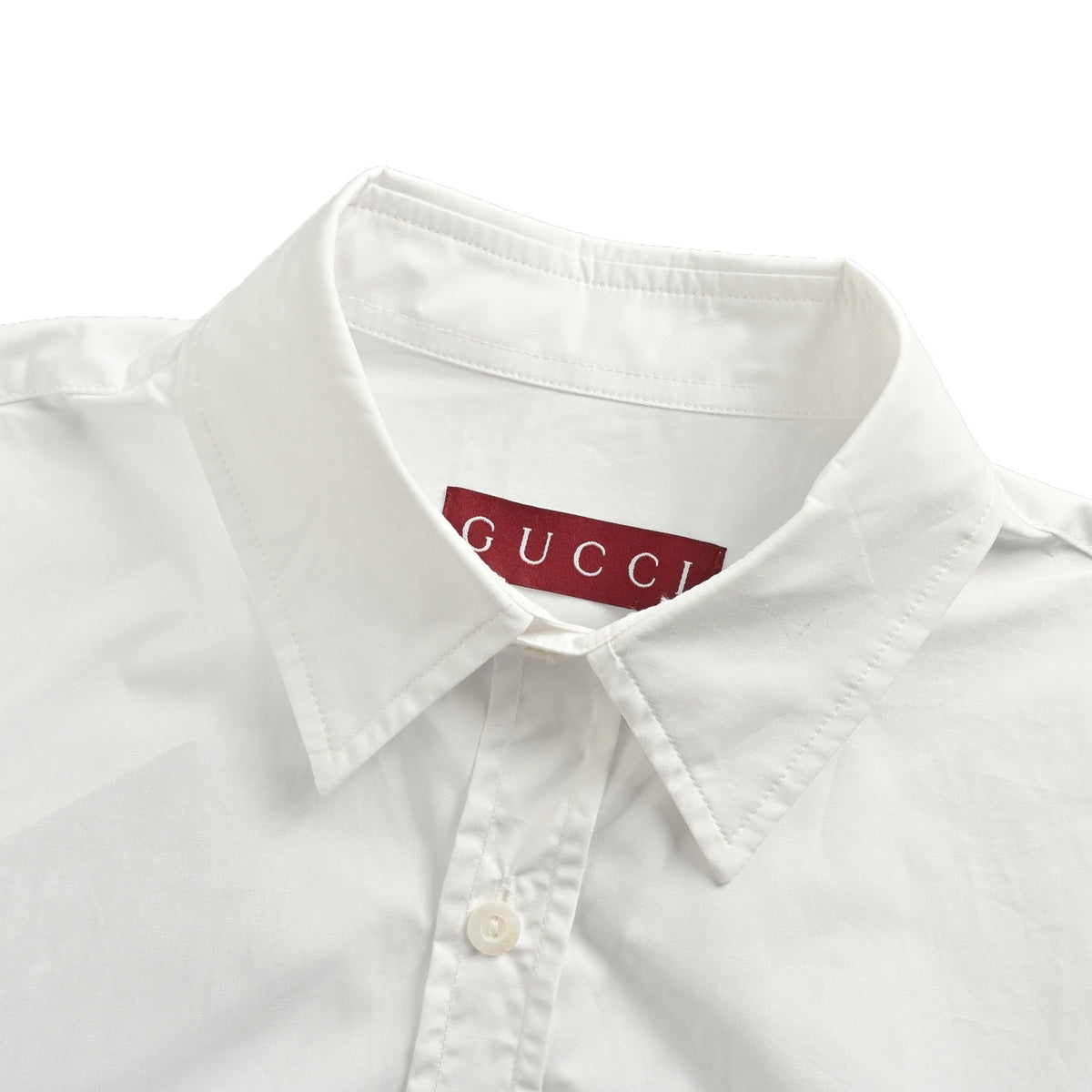 Gucci 24ss square frame G letter laminated short-sleeved shirt