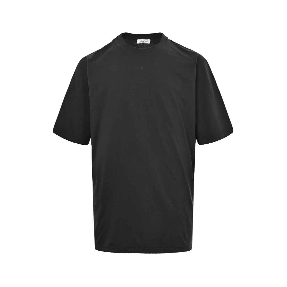 OFF With washed moon print short sleeves