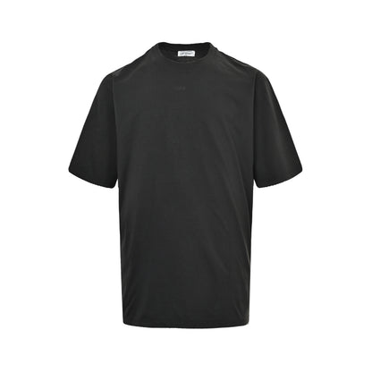 OFF With washed moon print short sleeves