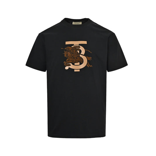 Burberry flocked war horse TB taped short sleeves