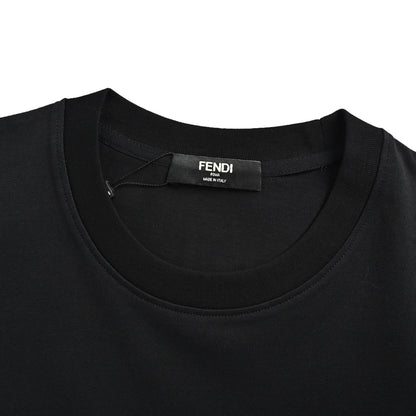 Fendi 26ss colorful letter printed short sleeves
