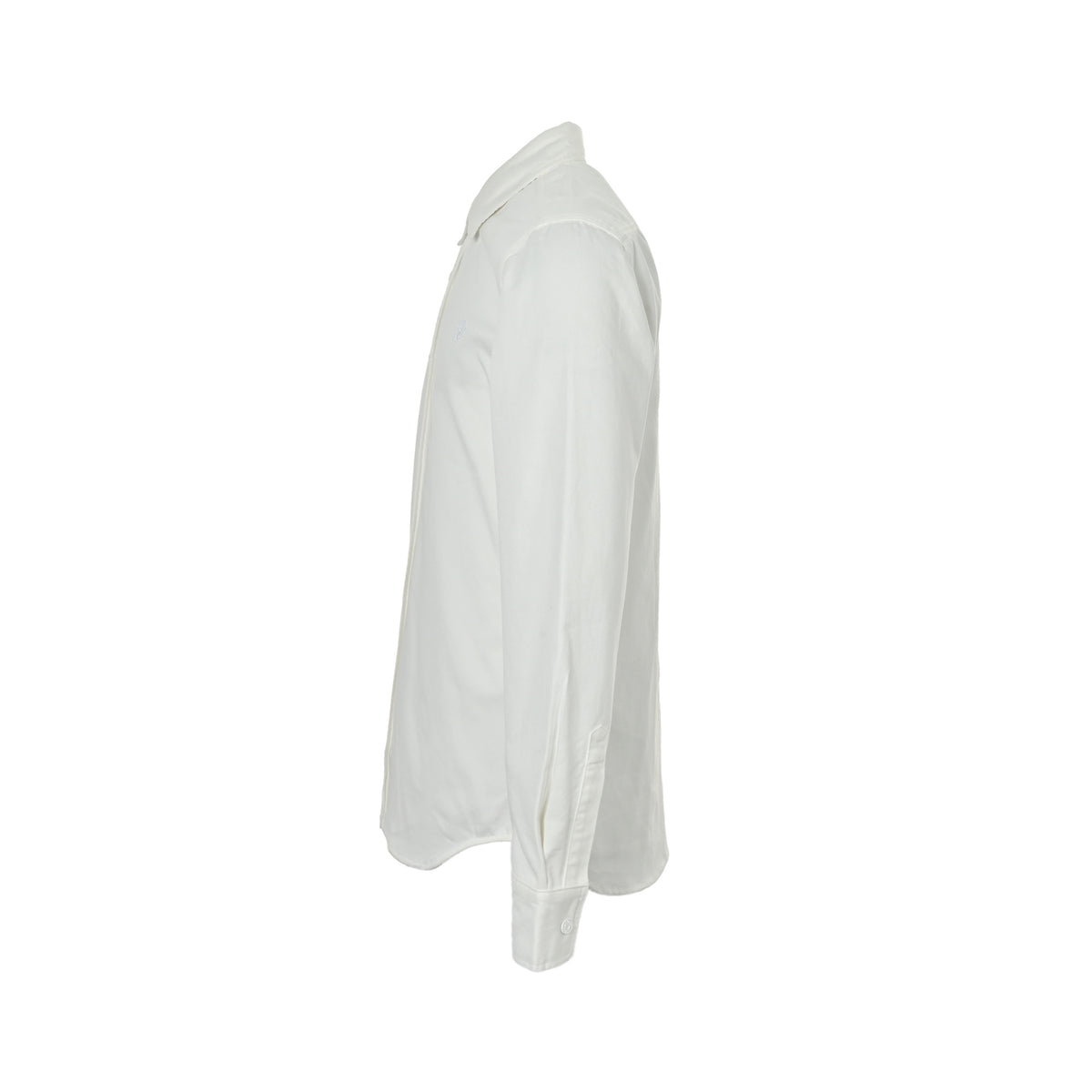 Gucci family crest embroidered long-sleeved shirt