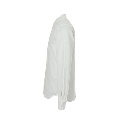 Gucci family crest embroidered long-sleeved shirt