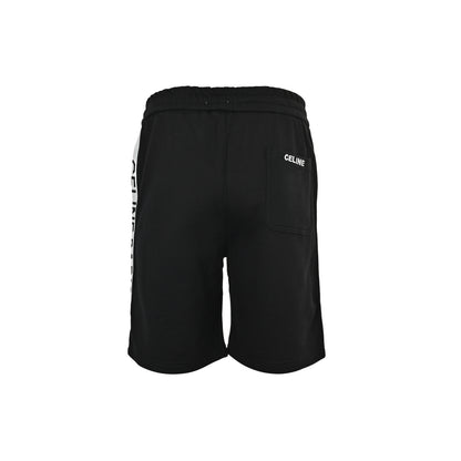 Celine webbing letter embroidered shorts