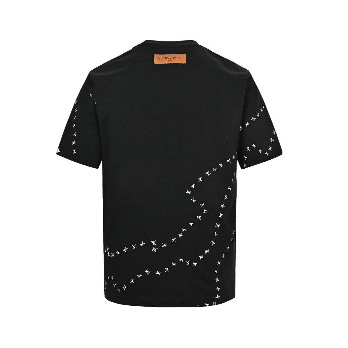 Louis Vuitton small label printed letter embroidered short sleeves