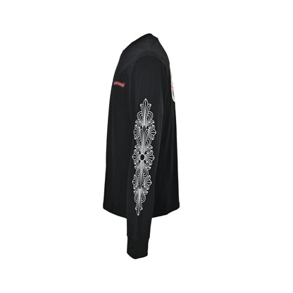Chrome Hearts/Chrome Heart Lip Print Long Sleeve T-Shirt