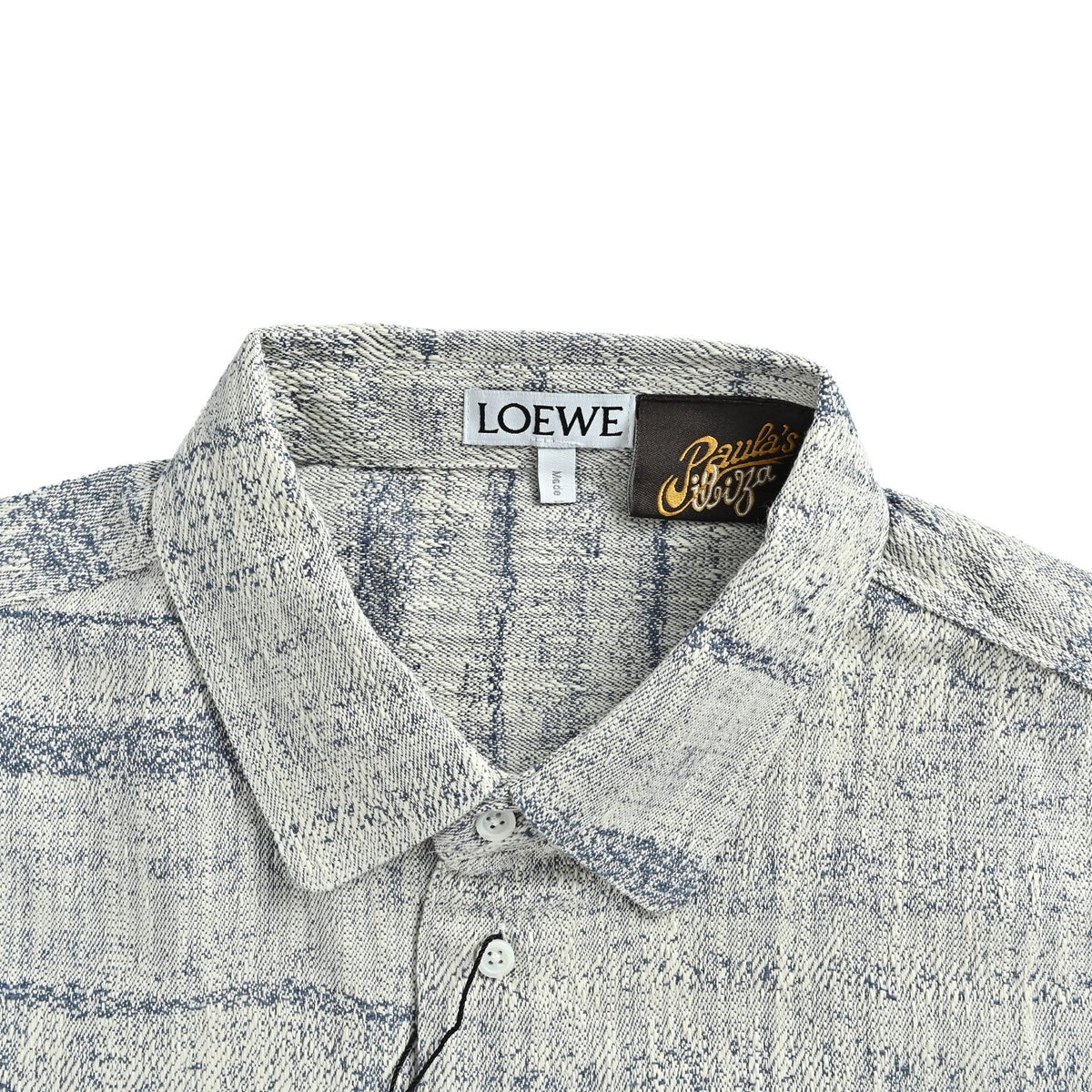 Loewe/Luo Yiwei textured denim denim long-sleeved shirt