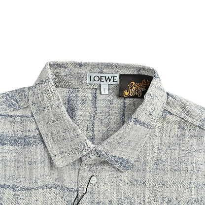 Loewe/Luo Yiwei textured denim denim long-sleeved shirt