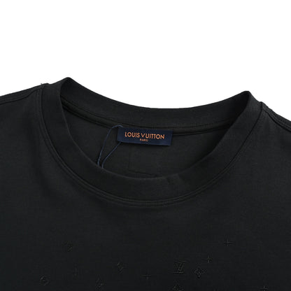 Louis Vuitton graphic cultural landscape embroidered long-sleeved T-shirt