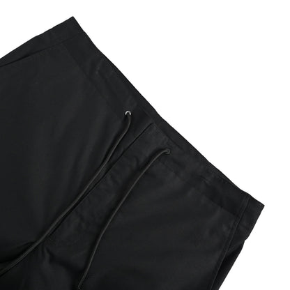 Dior black cotton blend twill cargo pocket casual trousers