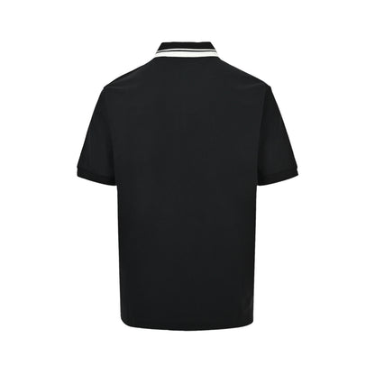 Gucci classic pocket double G embroidered small label Polo short sleeves