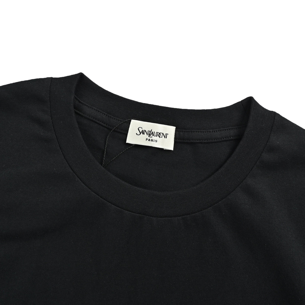 SAINT LAURENT hem label short sleeves
