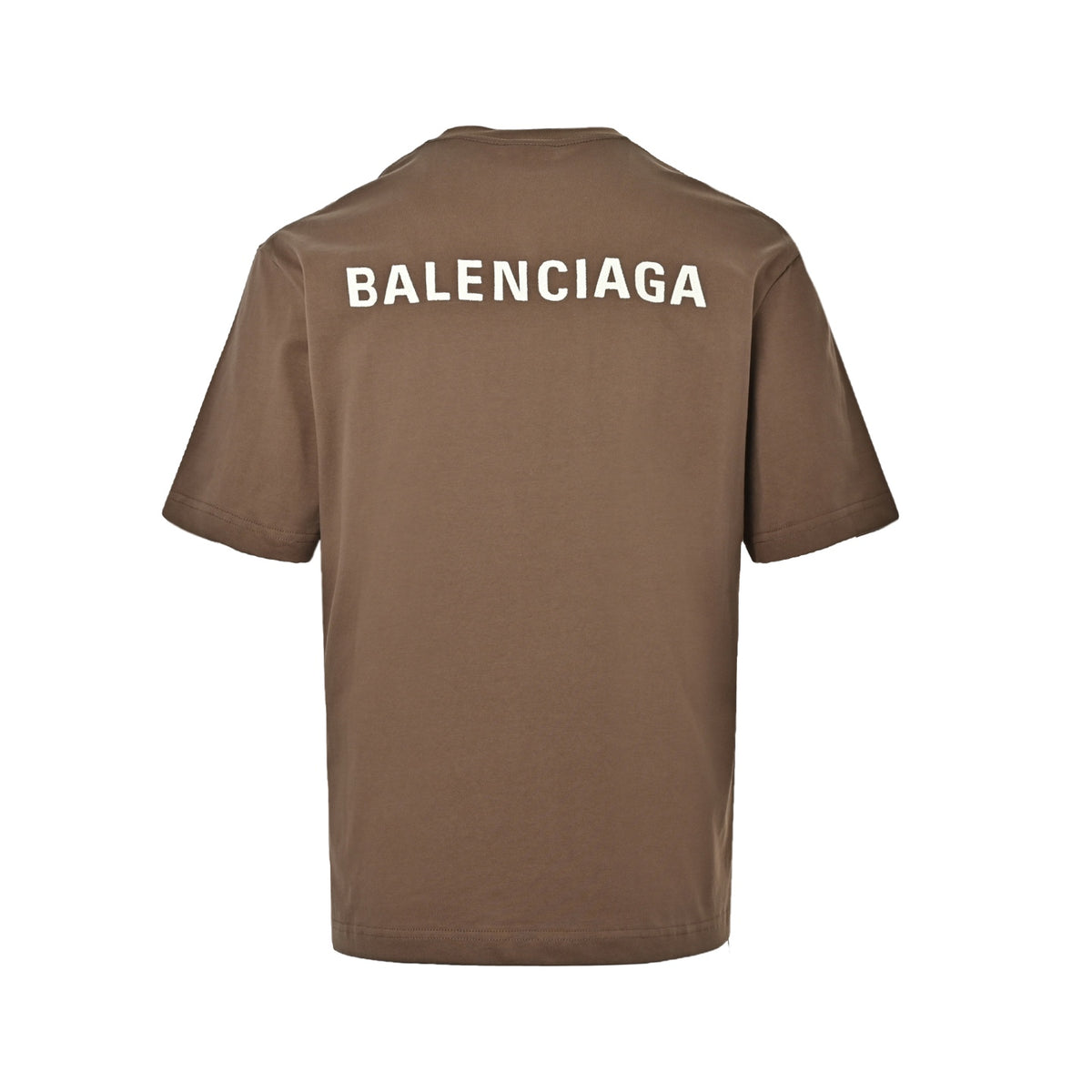 Balenciaga short sleeves with embroidered letters on the front and back