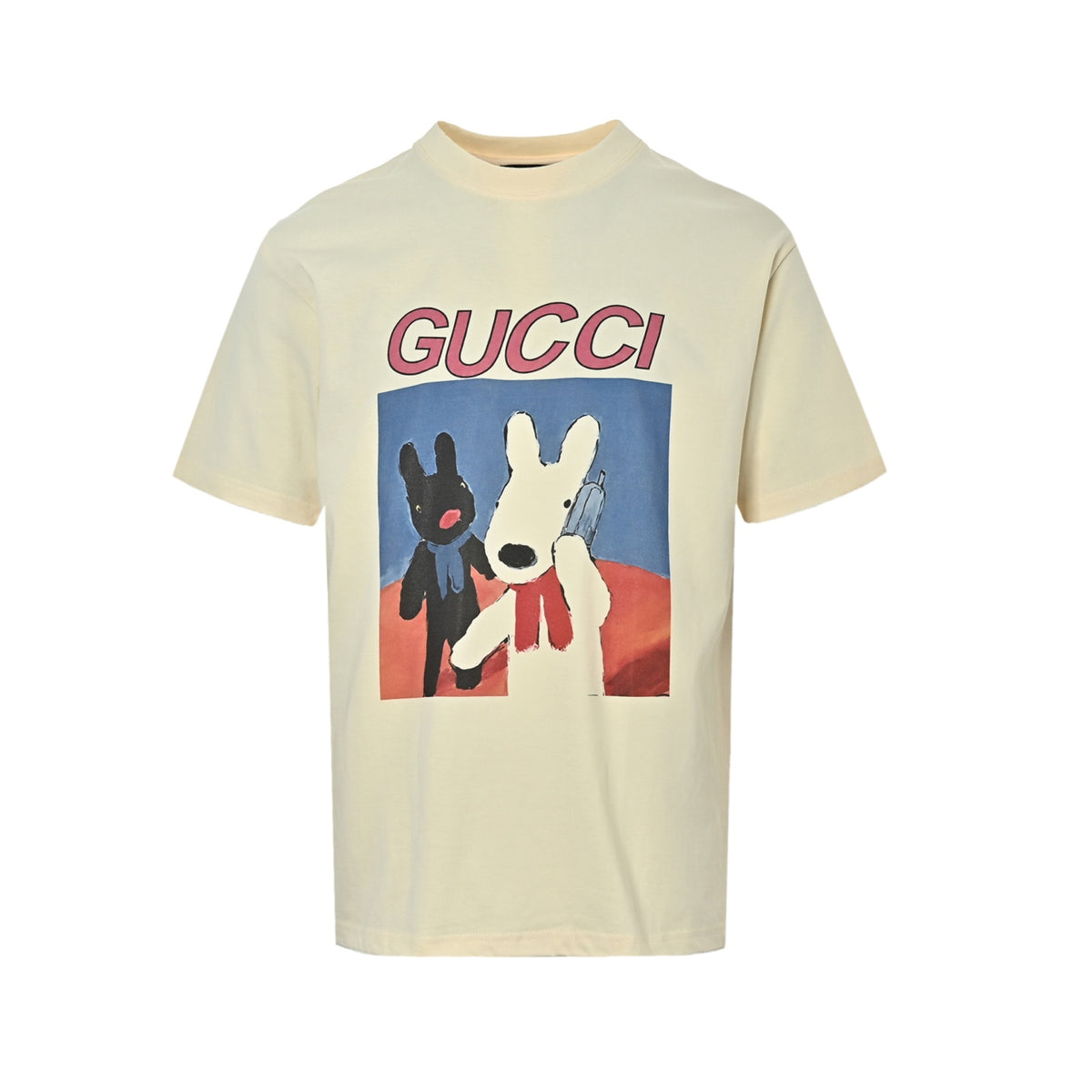 Gucci 26ss fun cartoon print short sleeves