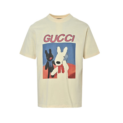 Gucci 26ss fun cartoon print short sleeves