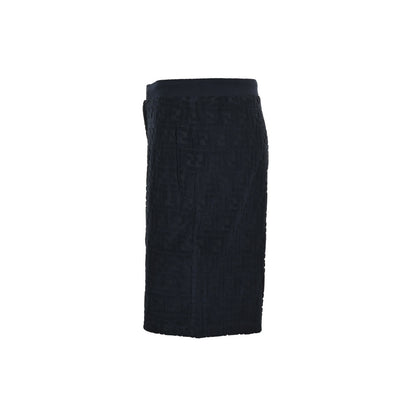 Fendi 25ss FF concave and convex jacquard towel shorts