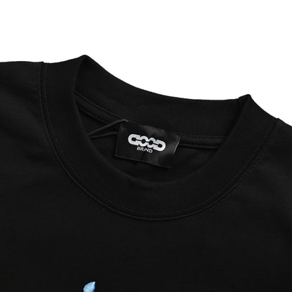 GOODBRAND 25ss printed embroidered spray-on short sleeves