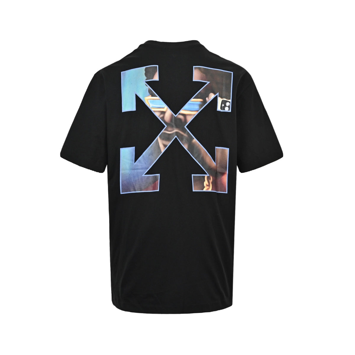 OFF WHITE glasses layered printed short sleeves