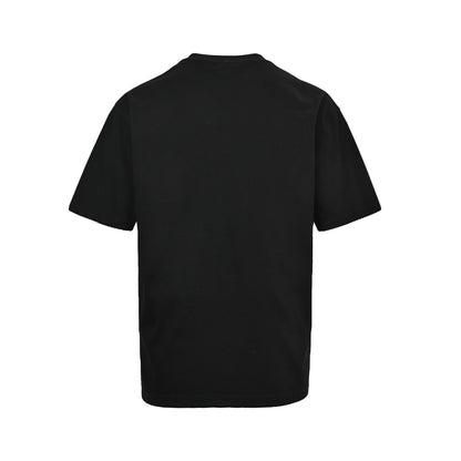 We11 Done flame barrage logo printed short sleeves