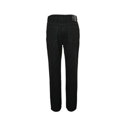 Fendi full printed FF suit jeans