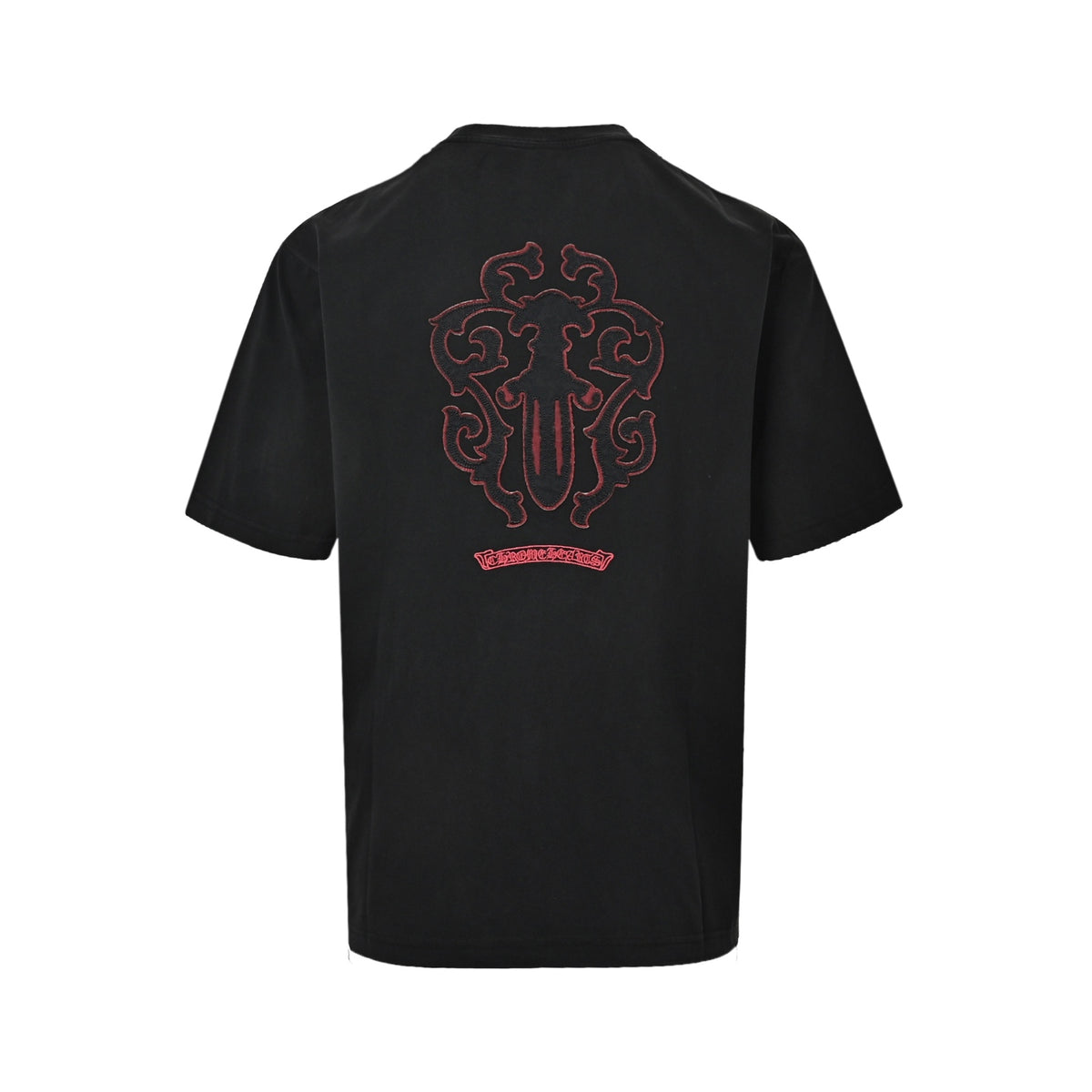 Chrome Hearts Big Sword patch embroidered short sleeves