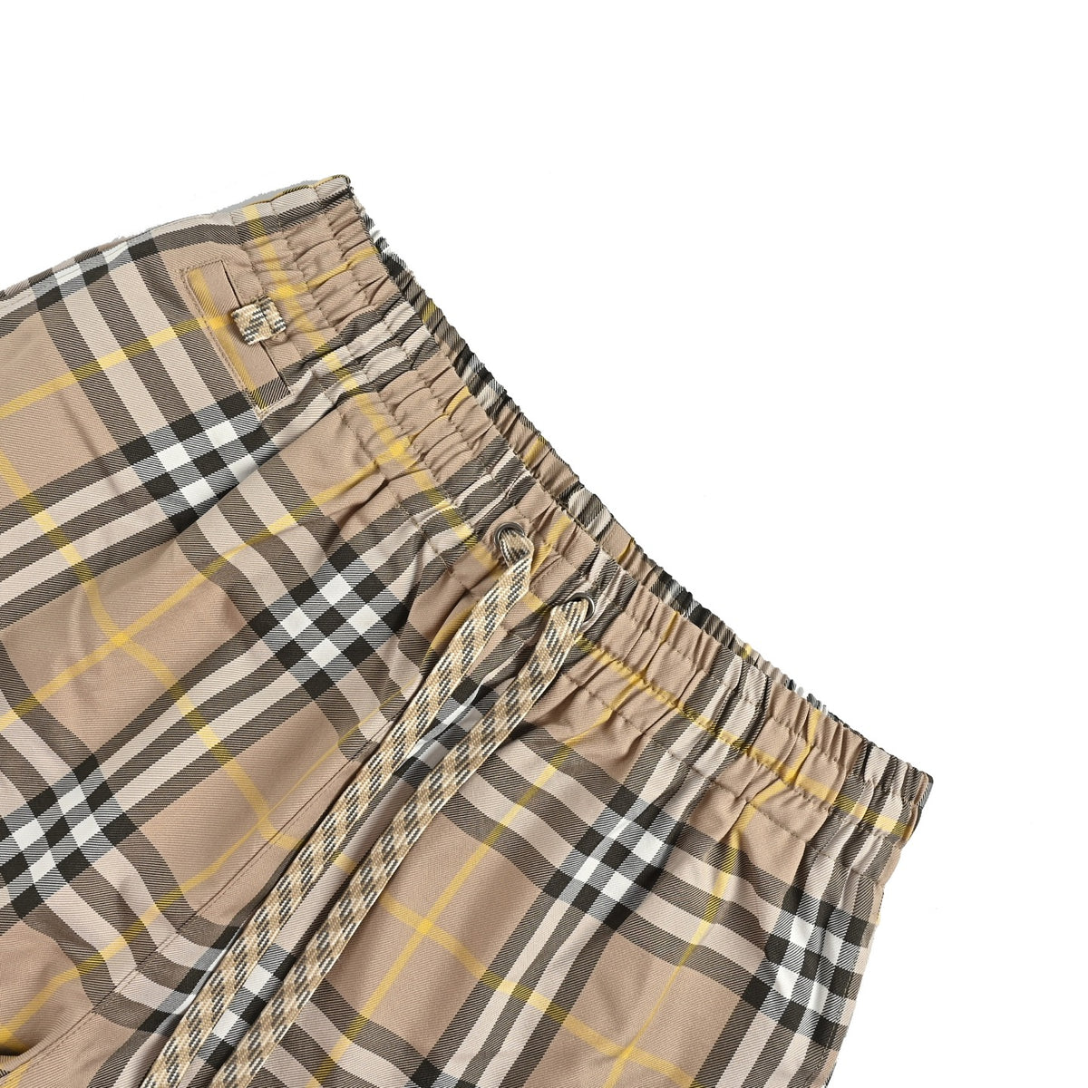 Burberry 22ss plaid beach shorts