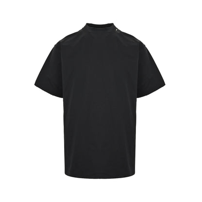 Balenciaga 25ss red tape printed short sleeves