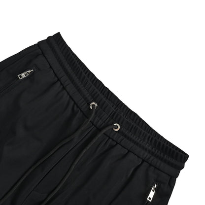 Prada circle embroidered back pocket triangle trousers