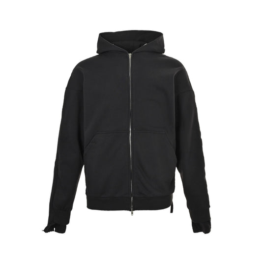 Balenciaga/Balanciaga 24Fw front and rear spliced ​​zipper hooded jacket