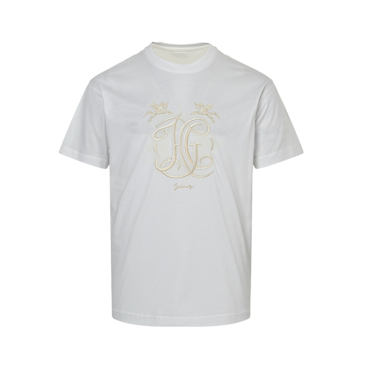 GIVENCHY 25ss unicorn embroidered short sleeves