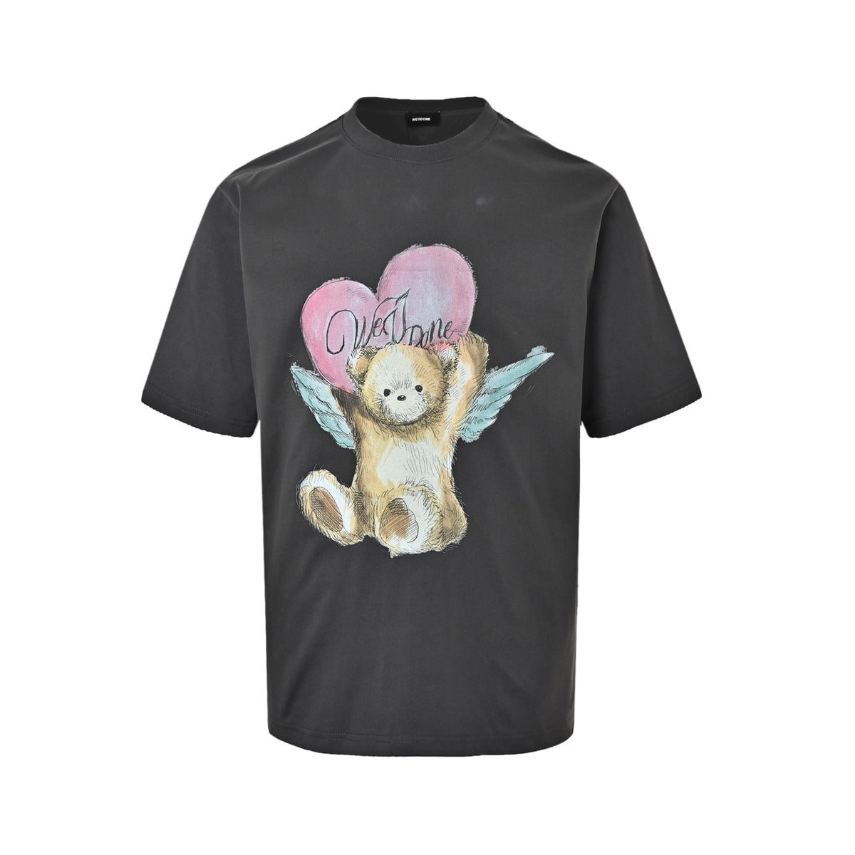 We11 Done Angel Bear Print Short Sleeve
