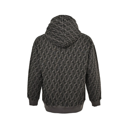 Fendi FF element full-print logo suit hooded sweatshirt