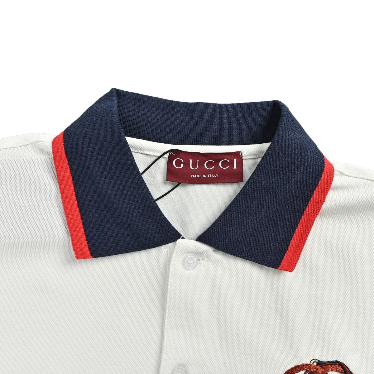 Gucci classic double G embroidered Polo short sleeves