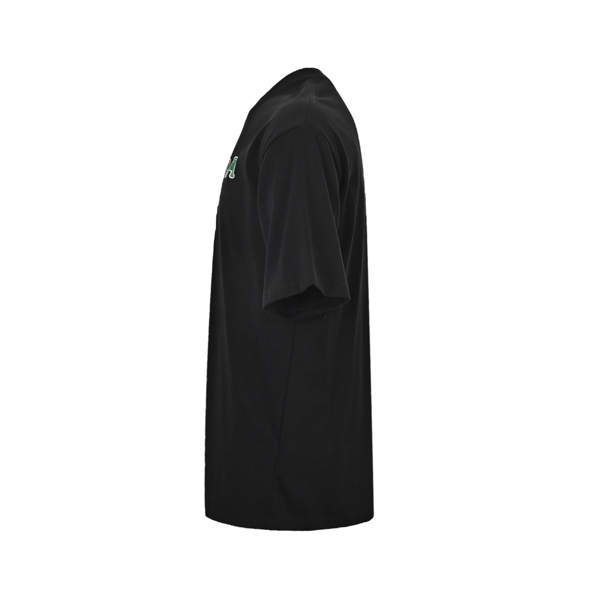 Prada 25ss green letter logo printed short sleeves