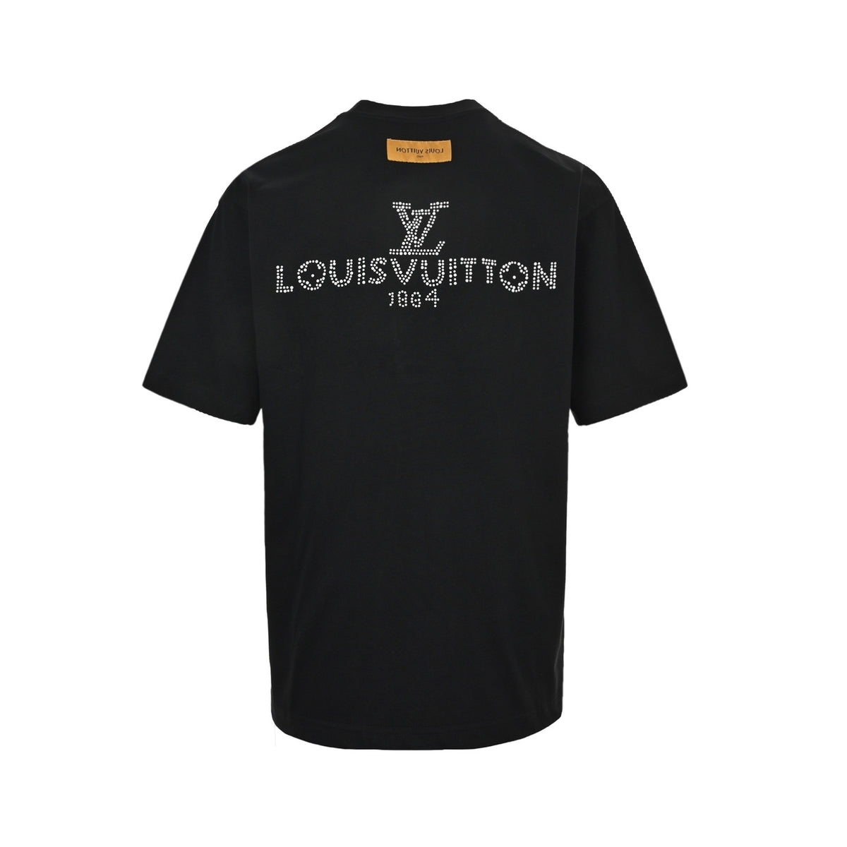 Louis Vuitton 26ss pearl letter print short sleeves