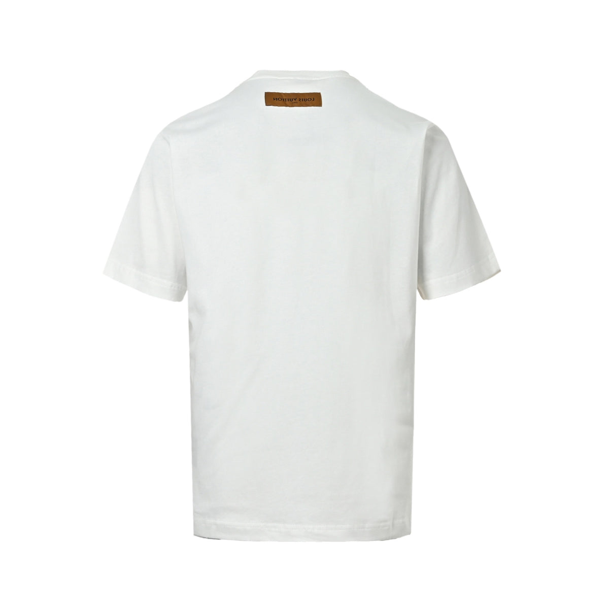 Louis Vuitton rainbow letter print short sleeves