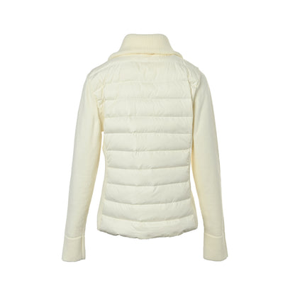 Moncler/Mongolia high collar knitted patchwork down jacket